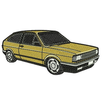 Matriz de matriz Matriz De Bordado Carro Clássico Com Contorno
